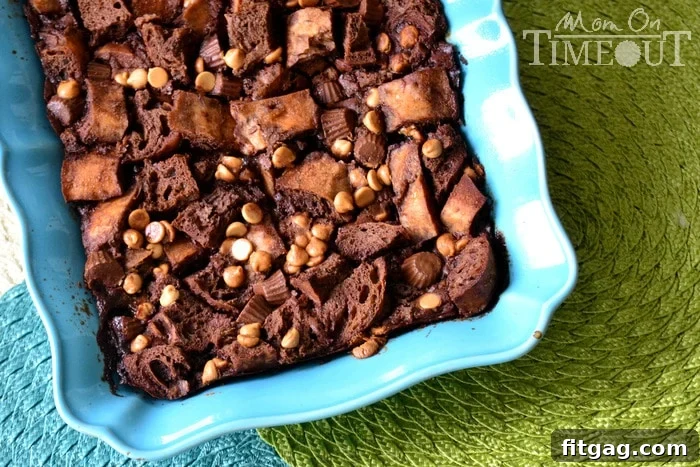reeses-chocolate-bread-pudding