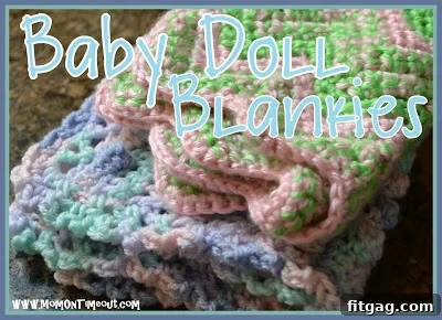 Happy toddler with her handmade doll blankets