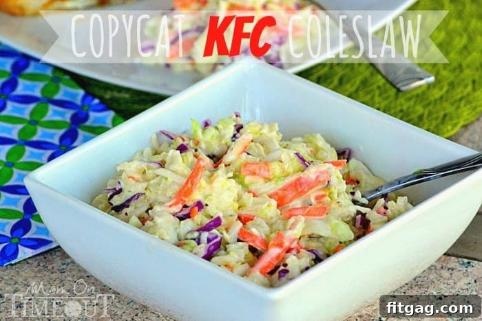 KFC Copycat Coleslaw | MomOnTimeout.com