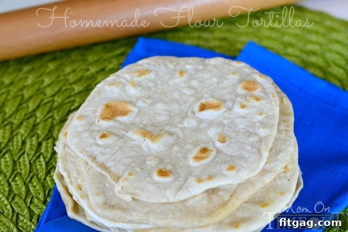Easy Homemade Flour Tortillas