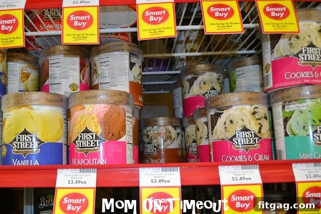 A Seuss-tastic Scoop Fest 2 Variety of First Street Ice Cream flavors for a Dr. Seuss party