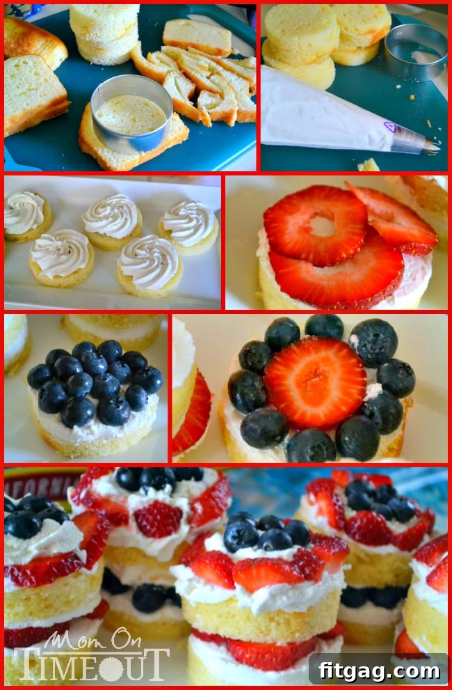 Patriotic Berry Pound Cakes for Memorial Day