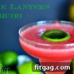 Lime Lantern Daiquiri with flaming lime garnish