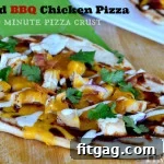Grilled BBQ Chicken Pizza with 10 Minute Crust