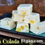 Pina Colada Fudge finished product