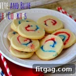 Red, White and Blue Sparkler Cookies: Patriotic Pinwheel Delights for 4th of July and Memorial Day