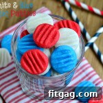 A small image of Red, White, and Blue Patriotic Patties, highlighting their festive appearance and tempting texture.