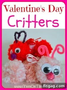 Sweet Valentine's Popcorn Balls 15 Cute and colorful Valentine's Day critters craft for kids.