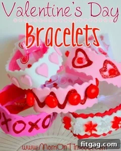 Sweet Valentine's Popcorn Balls 17 Handmade Valentine's Day bracelets, a fun and easy craft.