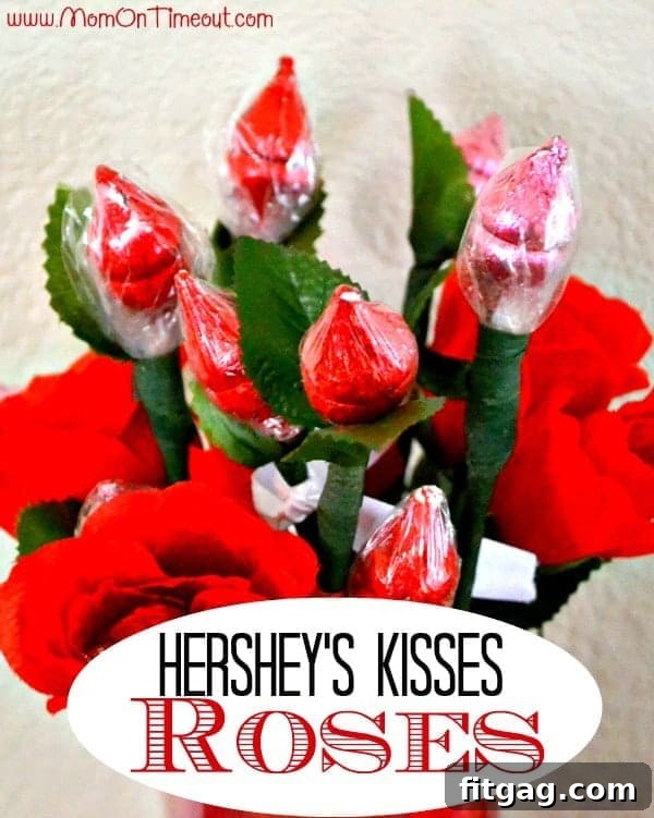 Crafting Hershey's Kiss Roses: The Perfect DIY Gift for Valentine's Day, Weddings, and Anniversaries