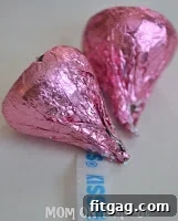 Hershey's Kisses and floral tape, key materials for making candy roses