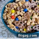 Peanut Butter Popcorn Bliss 2 Peanut Butter Popcorn Munch ready to serve