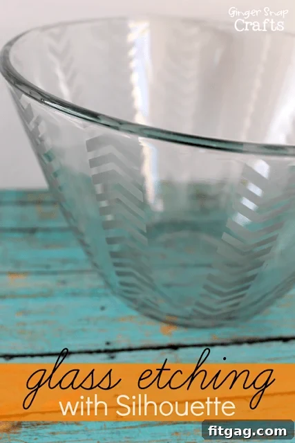 Effortless Peanut Butter Fudge 7 Beautiful glass etching project created using a Silhouette cutting machine