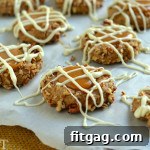 Caramel Spice Thumbprint Cookies
