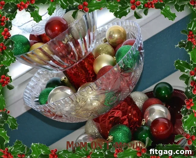 Beautifully decorated Christmas tree with sparkly, shatterproof ornaments