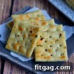 Small dish of spicy ranch crackers