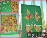 Dried stained glass waxed paper sheet ready to be cut into leaf shapes using a template.