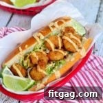 Easy Shrimp Po' Boy Sandwiches