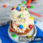 Monster Cookie Dough Ice Cream