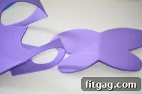 Dazzling Butterfly Creations 5 purple butterfly cut out of foam sheet