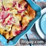 Strawberry Cheesecake French Toast Casserole