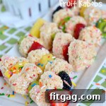 Thumbnail of Funfetti Rice Krispies Treats Fruit Kabobs