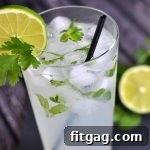 Coconut Lime Cilantro Quencher 5 Coconut Lime Cilantro Cooler recipe image.
