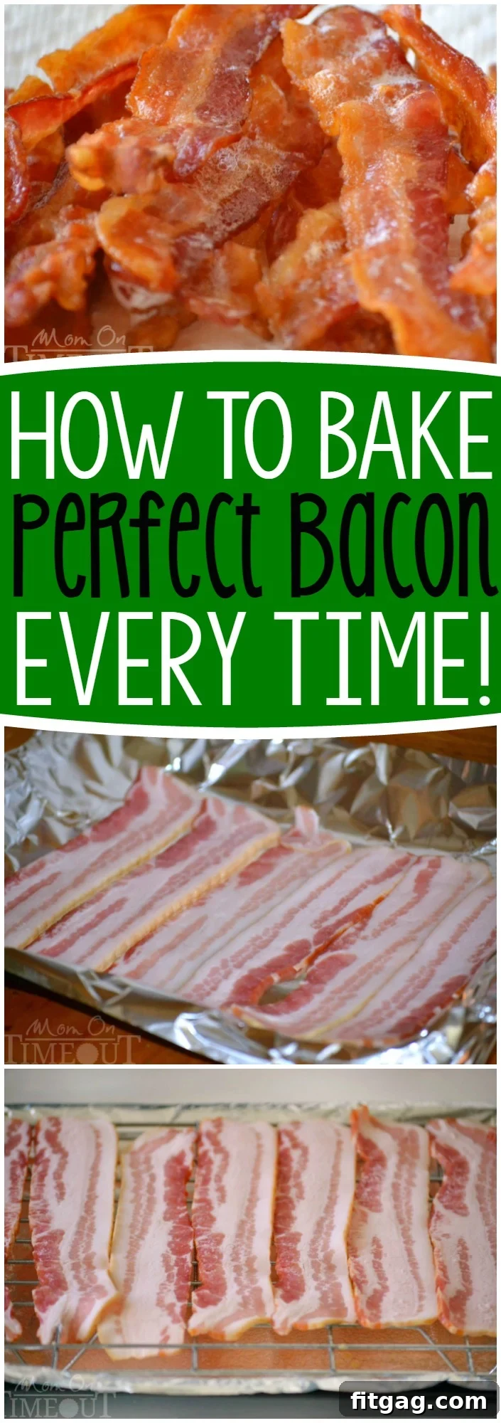 A vibrant collage of various bacon-centric dishes, showcasing the versatility and deliciousness of oven-baked bacon in different meals.