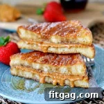Peanut Butter Stuffed French Toast