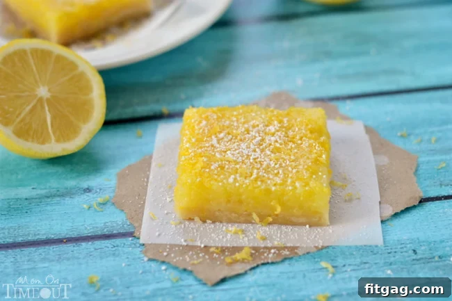 Microwave Lemons Bars are perfectly sweet with loads of tart lemon flavor!
