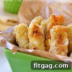 Freezer Perfect Baked Mozzarella Sticks 8 Baked Mozzarella Sticks