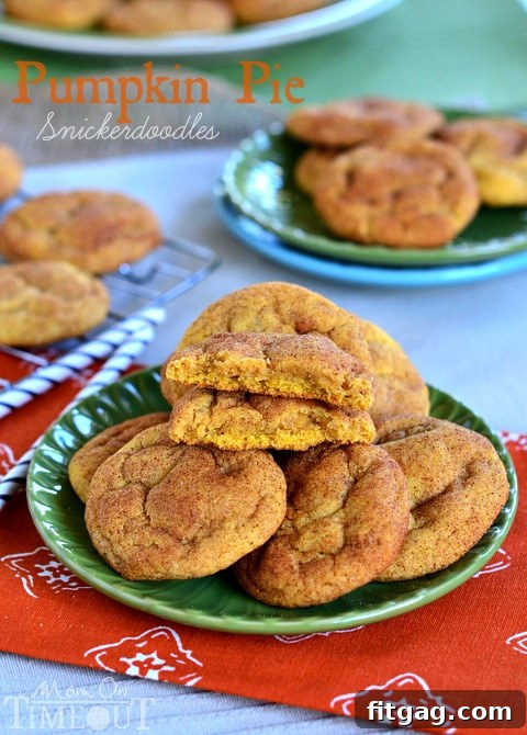 Chewy and spiced Pumpkin Pie Snickerdoodles, a twist on a classic cookie.