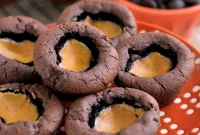 Spiced Pumpkin Cheesecake Chocolate Cookie Bites