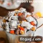 Reese's Muddy Buddies, a delicious and easy no-bake dessert.