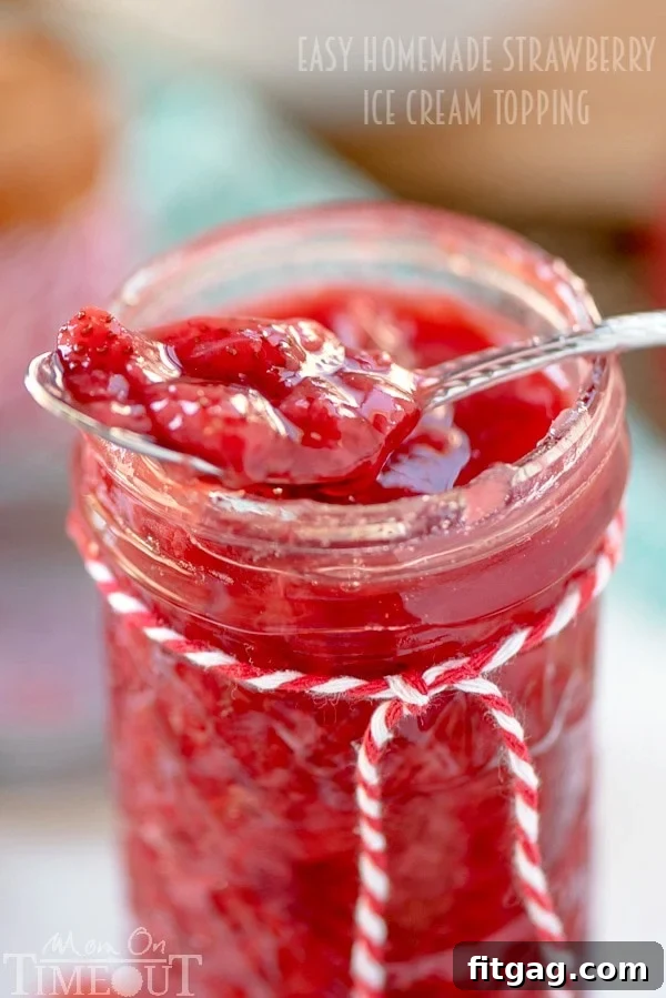 Easy Homemade Strawberry Sauce for Desserts