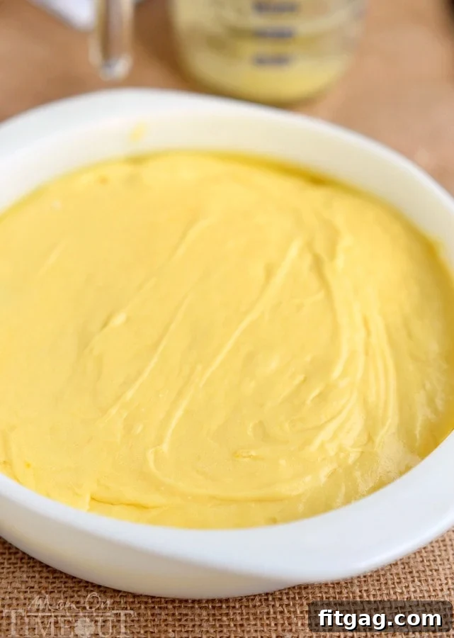 microwave-pineapple-upside-down-cake-batter - Easy and quick cake batter preparation.