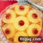 Microwave Pineapple Upside Down Cake