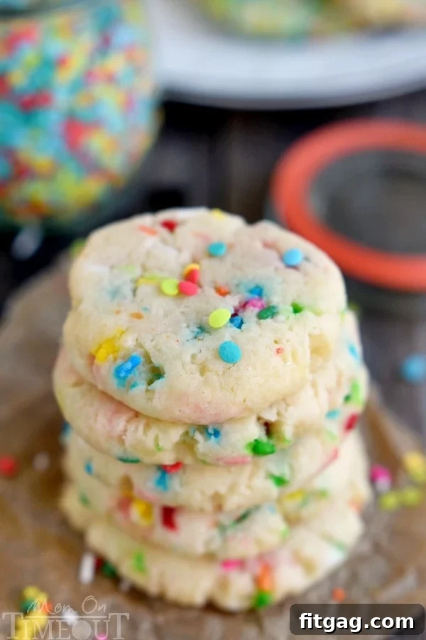 easy-cake-mix-cookies - Simple and delicious funfetti cookie recipe