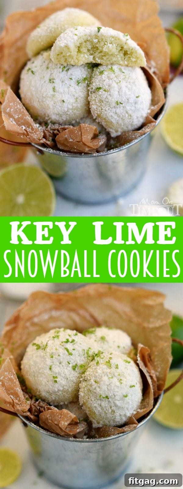 Zesty Key Lime Meltaways 7 A vibrant display of Key Lime Snowball Cookies on a serving plate, inviting everyone to try one.